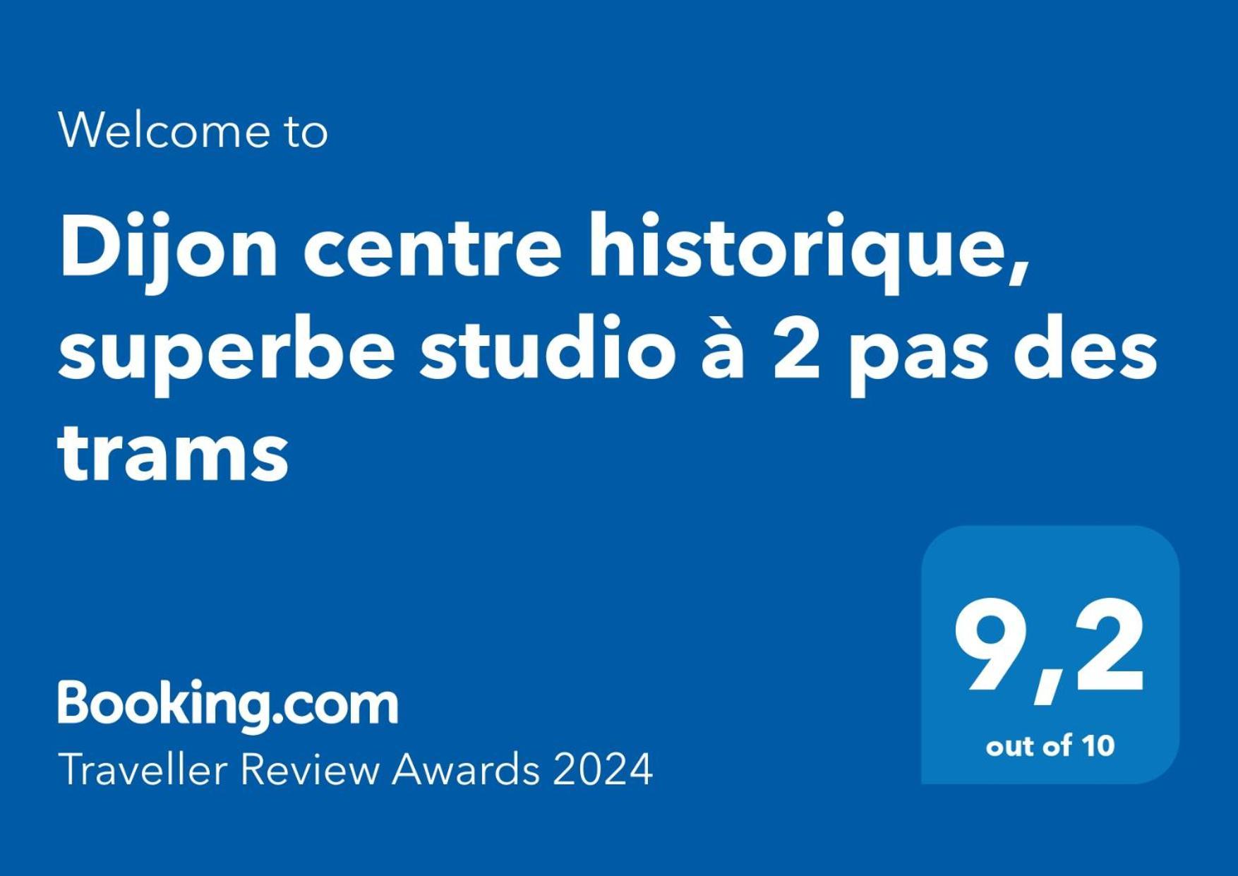 Dijon centre historique, superbe studio à 2 pas des trams Esterno foto